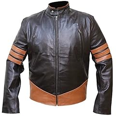 Wolverine braune bikerjacke gebraucht kaufen  Wird an jeden Ort in Deutschland