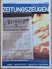 Zeitungszeugen reichstag brenn gebraucht kaufen  Wird an jeden Ort in Deutschland