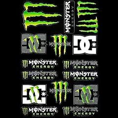 monster energy sticker sheet for sale  Delivered anywhere in UK