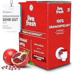Livefresh 100 granatapfelsaft gebraucht kaufen  Wird an jeden Ort in Deutschland