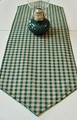 Green plaid table for sale  Delivered anywhere in USA 