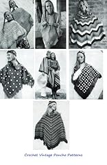 Crochet vintage poncho for sale  Delivered anywhere in USA 