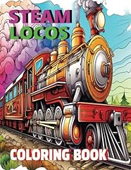 Steam locos coloring for sale  Delivered anywhere in UK