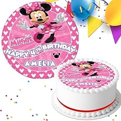 personalised minnie mouse cake toppers for sale  Delivered anywhere in UK