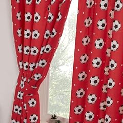 green football curtains for sale  Delivered anywhere in UK