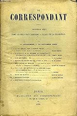 Correspondant tome 481 d'occasion  Livré partout en France