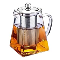 Clear glass teapot for sale  Delivered anywhere in UK
