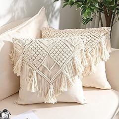 Macrame throw pillow for sale  Delivered anywhere in USA 