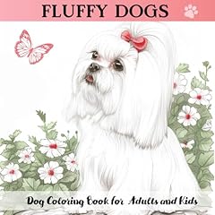 Fluffy dogs coloring for sale  Delivered anywhere in USA 