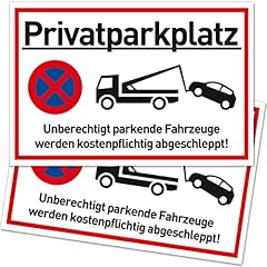 2er set privatparkplatz gebraucht kaufen  Wird an jeden Ort in Deutschland