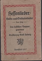 Hessenlieder volks soldatenlie gebraucht kaufen  Wird an jeden Ort in Deutschland