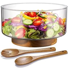 Nihome glass salad for sale  Delivered anywhere in USA 