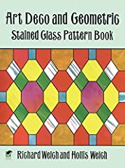 Art Deco and Geometric Stained Glass Pattern Book (Dover for sale  Delivered anywhere in Canada