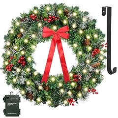 Christmas wreath front for sale  Delivered anywhere in USA 