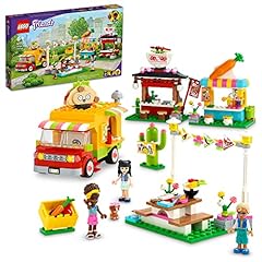 LEGO Friends Street Food Market 41701; New Food-Play Building Kit Promotes Imaginative Play; Includes Emma and Kitten Toy; Birthday Gift for Kids Aged 6+ (592 Pieces), used for sale  Delivered anywhere in Canada