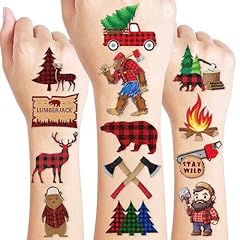 96pcs lumberjack temporary for sale  Delivered anywhere in USA 