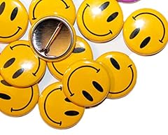 Happy face button for sale  Delivered anywhere in UK