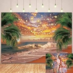 Beach backdrop tropical for sale  Delivered anywhere in UK