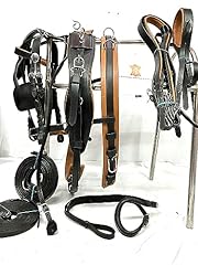 Leather horse driving for sale  Delivered anywhere in USA 