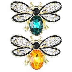 2pcs bee brooch for sale  Delivered anywhere in UK