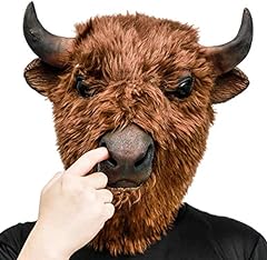 Creepyparty bison mask for sale  Delivered anywhere in UK