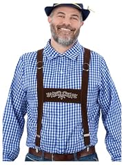 Lederhosen braces for sale  Delivered anywhere in UK