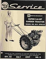 David Bradley Super 5.6 HP Garden Tractor, No 917.575112 for sale  Delivered anywhere in USA 