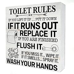 Toilet rules wood for sale  Delivered anywhere in USA 
