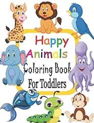 Happy animals coloring for sale  Delivered anywhere in UK
