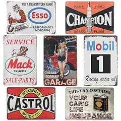Stück blechschilder retro gebraucht kaufen  Wird an jeden Ort in Deutschland