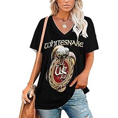 Whitesnakes shirt woman for sale  Delivered anywhere in USA 
