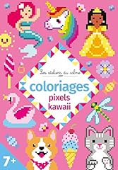 Coloriages pixels kawaii d'occasion  Livré partout en France
