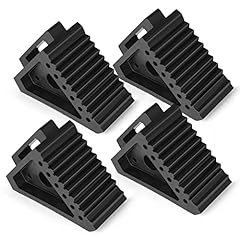 Solid Rubber Wheel Chocks 4 Packs, Heavy Duty Tire for sale  Delivered anywhere in USA 