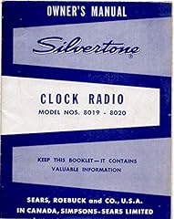 Silvertone clock radio for sale  Delivered anywhere in USA 