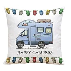 Happy campers throw for sale  Delivered anywhere in UK