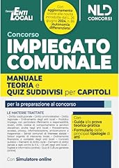 Impiegato comunale. manuale usato  Spedito ovunque in Italia 