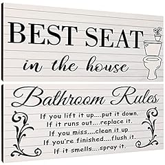 Pieces funny bathroom for sale  Delivered anywhere in USA 