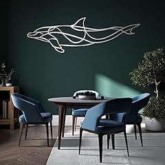 Metal dolphin wall for sale  Delivered anywhere in USA 
