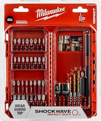 Milwaukee shockwave drill for sale  Delivered anywhere in UK