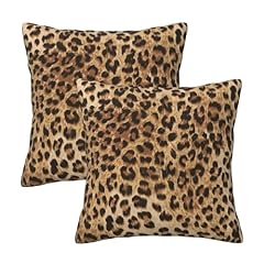 Leopard pillow covers for sale  Delivered anywhere in USA 