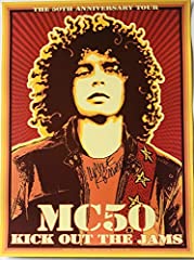 Wayne Kramer mc5 signed poster mc 50 chuck sperry art for sale  Delivered anywhere in USA 