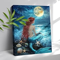 Mermaid bathroom canvas for sale  Delivered anywhere in USA 