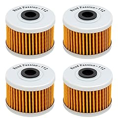 Road Passion High Performance Oil Filter for KAWASAKI KL250 SUPER SHERPA 97-98 00-07 09-10 KLX250 D-TRACKER 98-99 01-07 D-TRACKER X 08-09 KLX250S 06 07 09 12-14(pack of 4) for sale  Delivered anywhere in Canada