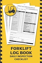 Forklift log book for sale  Delivered anywhere in UK