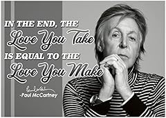 Paul mccartney quote for sale  Delivered anywhere in UK