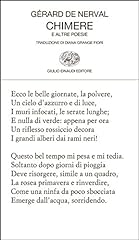 Chimere altre poesie usato  Spedito ovunque in Italia 