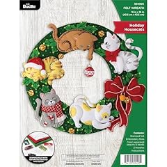 Bucilla holiday housecats for sale  Delivered anywhere in USA 