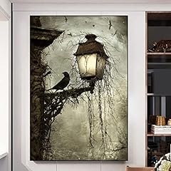 Black raven wall for sale  Delivered anywhere in USA 