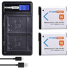 Powertrust 2pack 1400mah for sale  Delivered anywhere in USA 