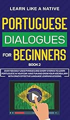 Portuguese dialogues beginners for sale  Delivered anywhere in UK